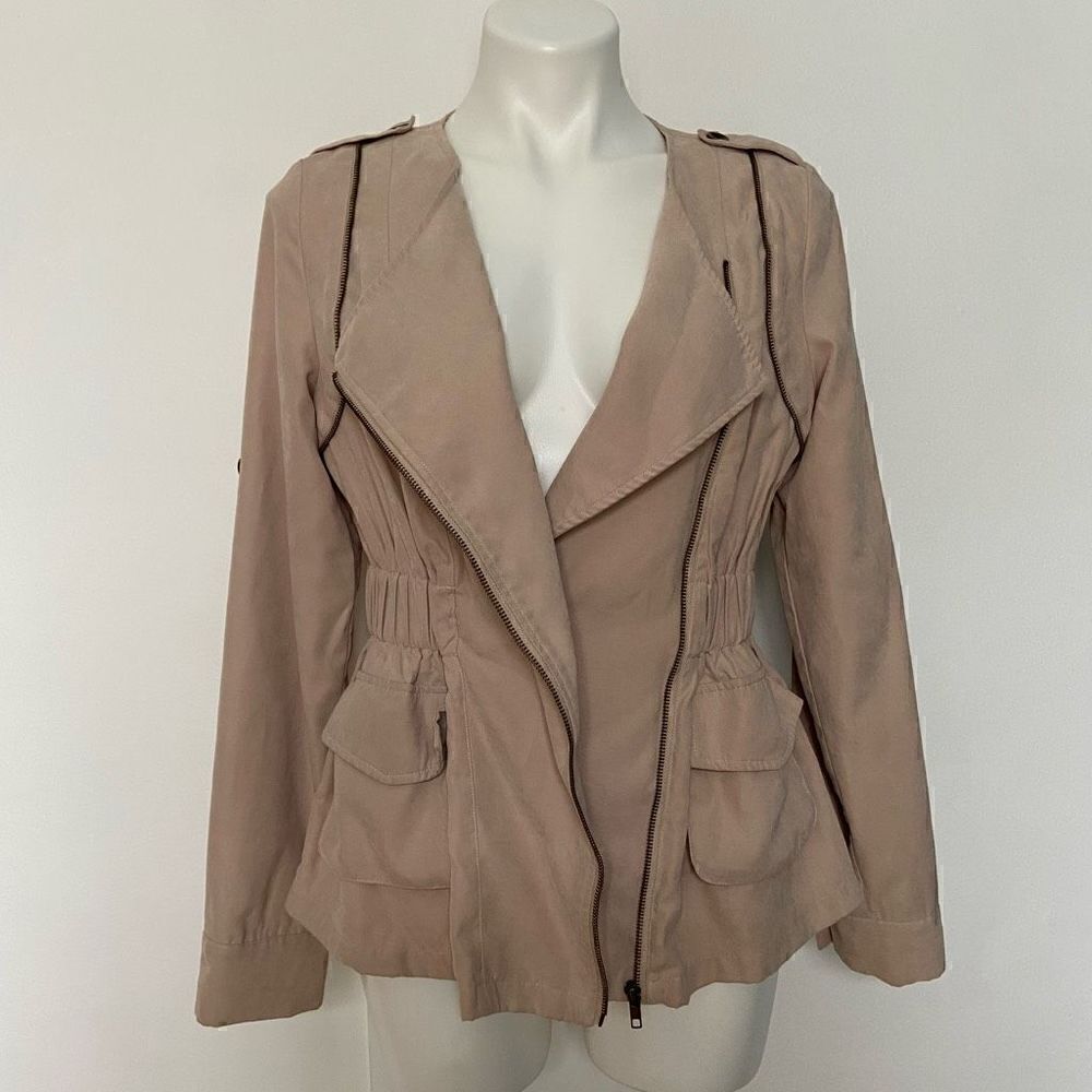 Miami asymmetrical anorak jacket  